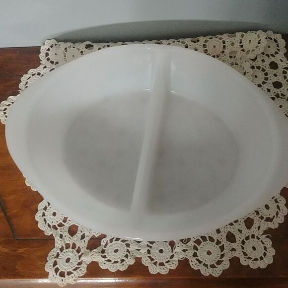 Vintage Sears Maid of Honor Blue Flower Bake & Servewear Dip Dish 1Qt MadeinUSA - Picture 3 of 6